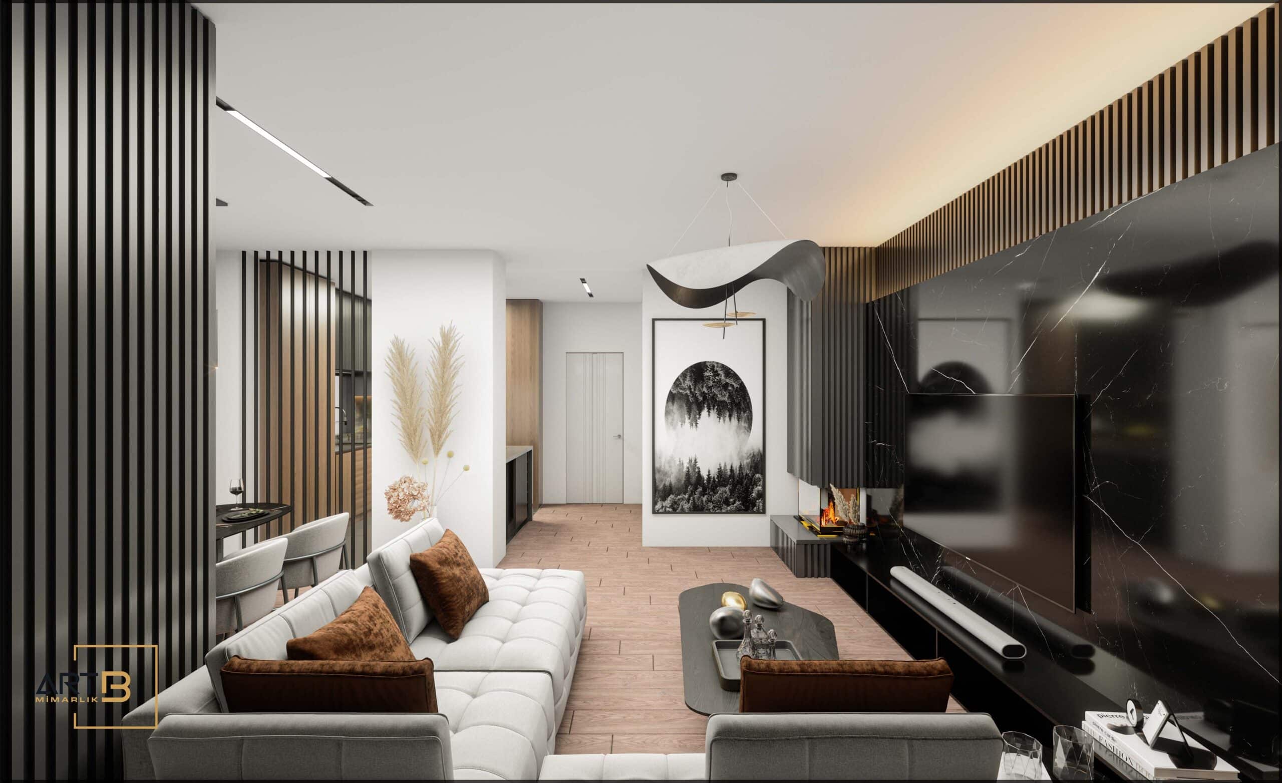 Black Pearl- 21 Villa İç Mimari Tasarım | Art B Mimarlık Ofisi