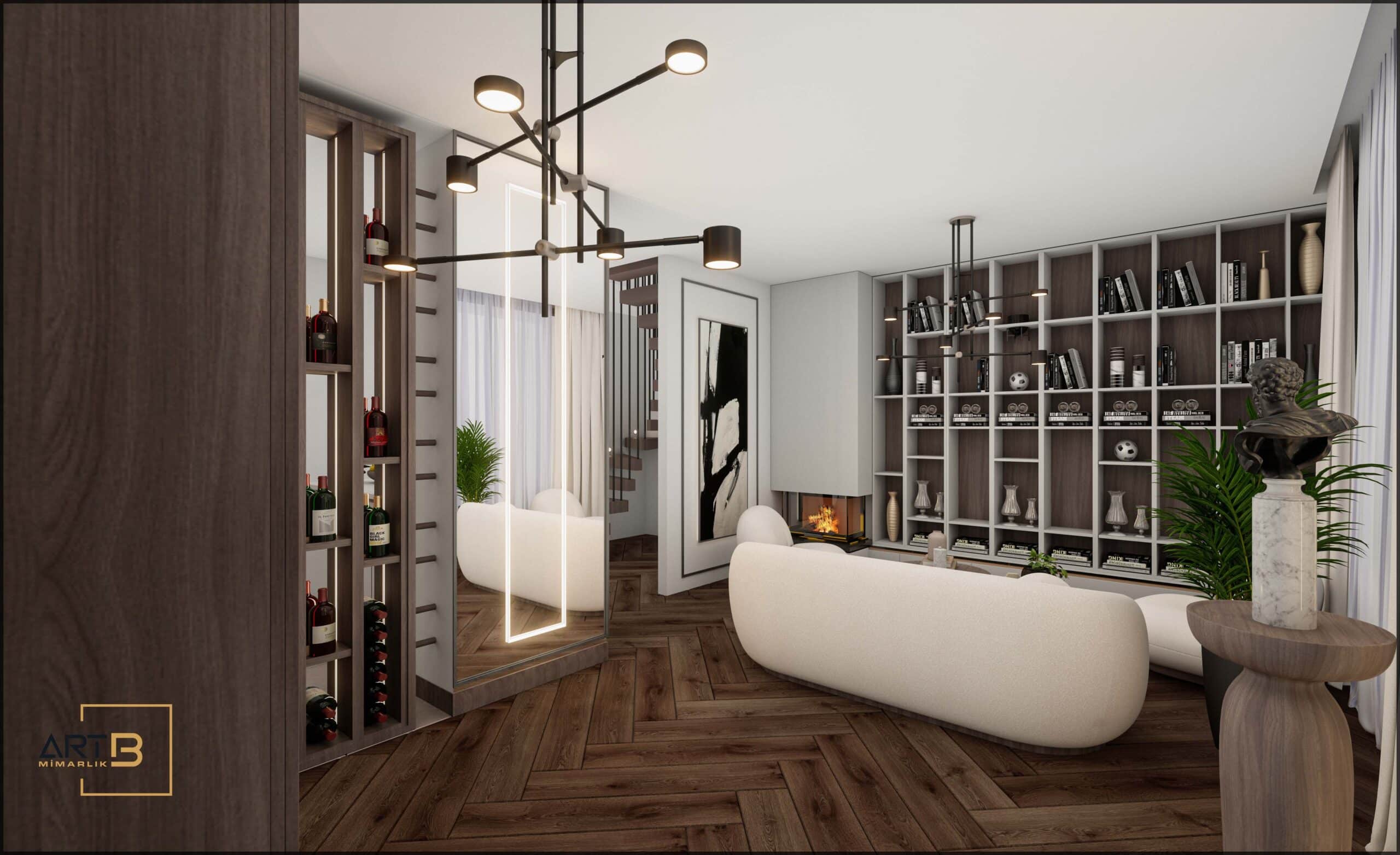 Black Pearl- 21 Villa İç Mimari Tasarım | Art B Mimarlık Ofisi