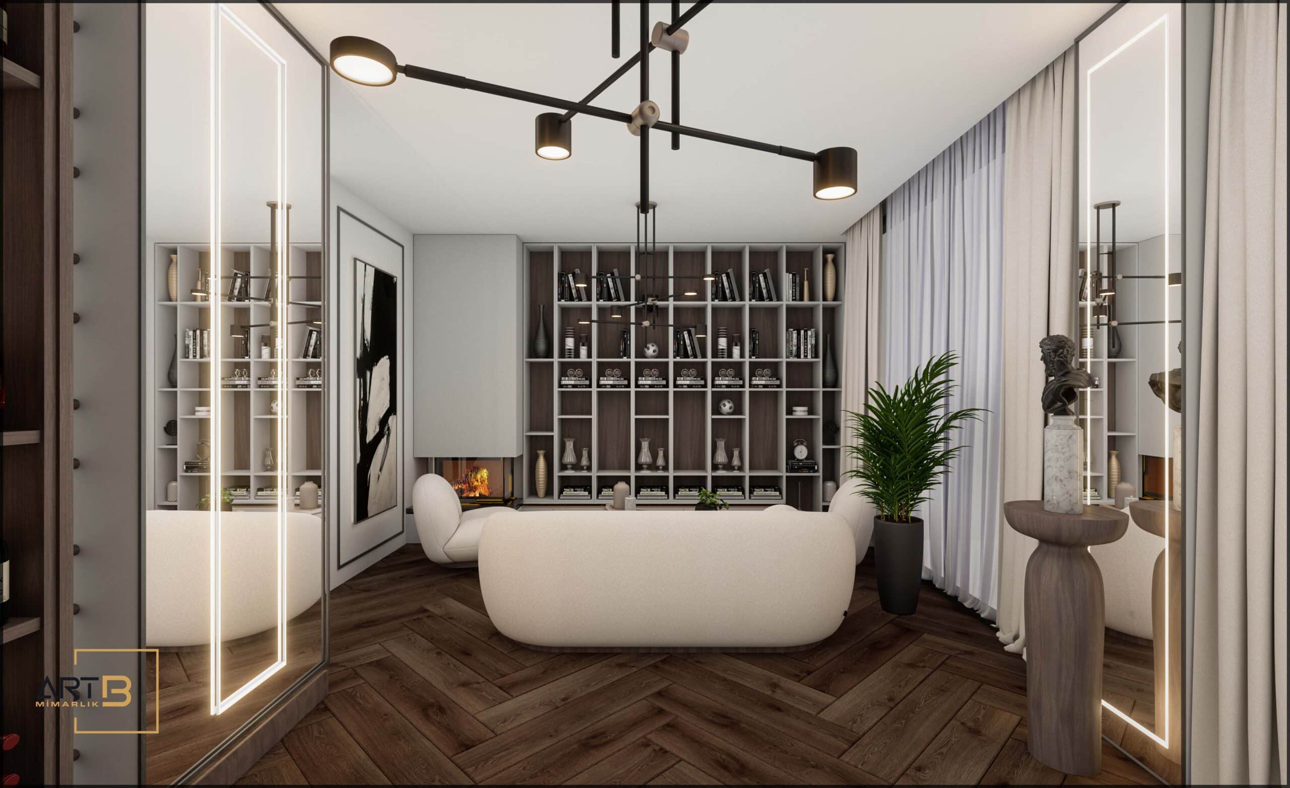 Black Pearl- 21 Villa İç Mimari Tasarım | Art B Mimarlık Ofisi