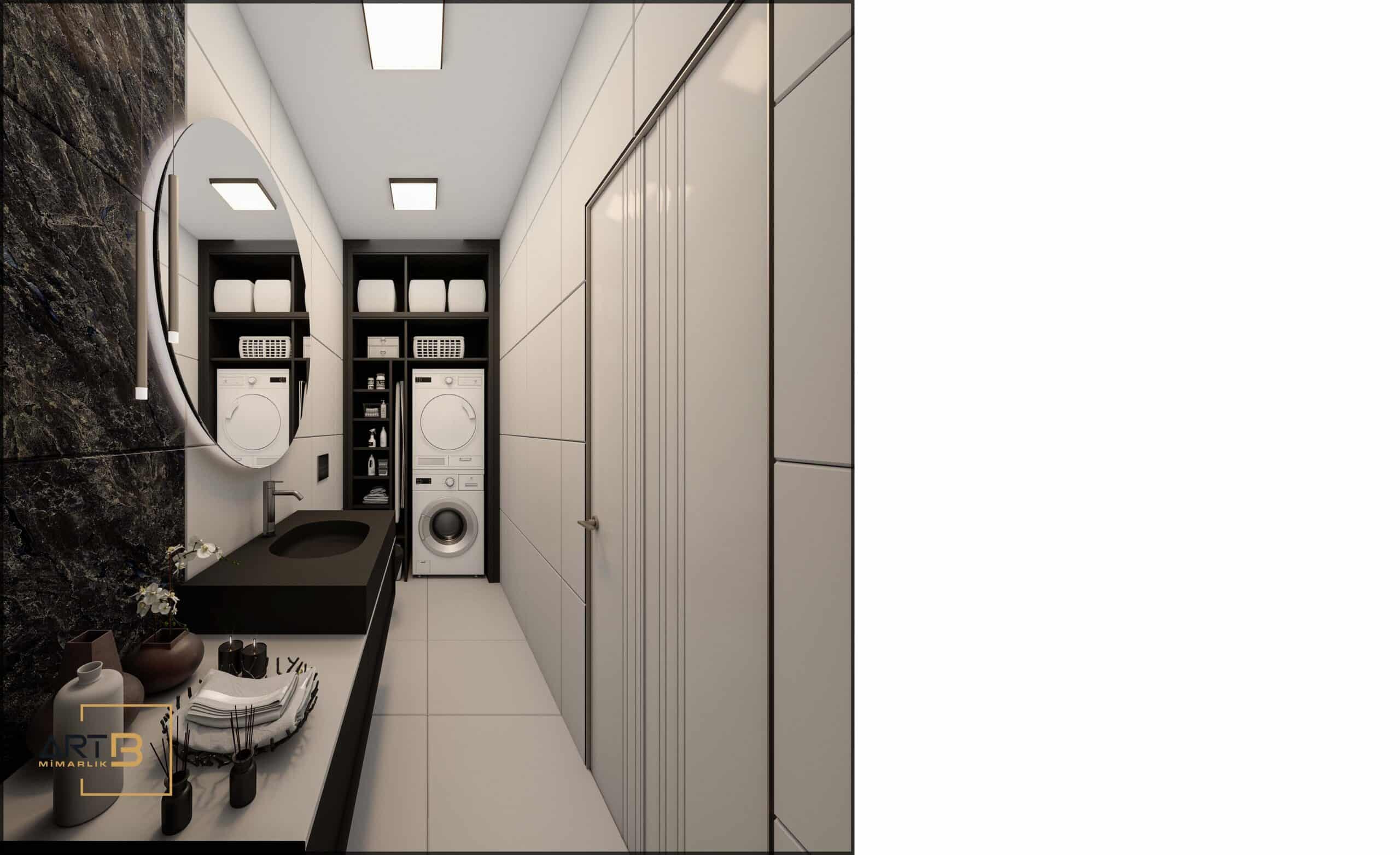 Black Pearl- 21 Villa İç Mimari Tasarım | Art B Mimarlık Ofisi