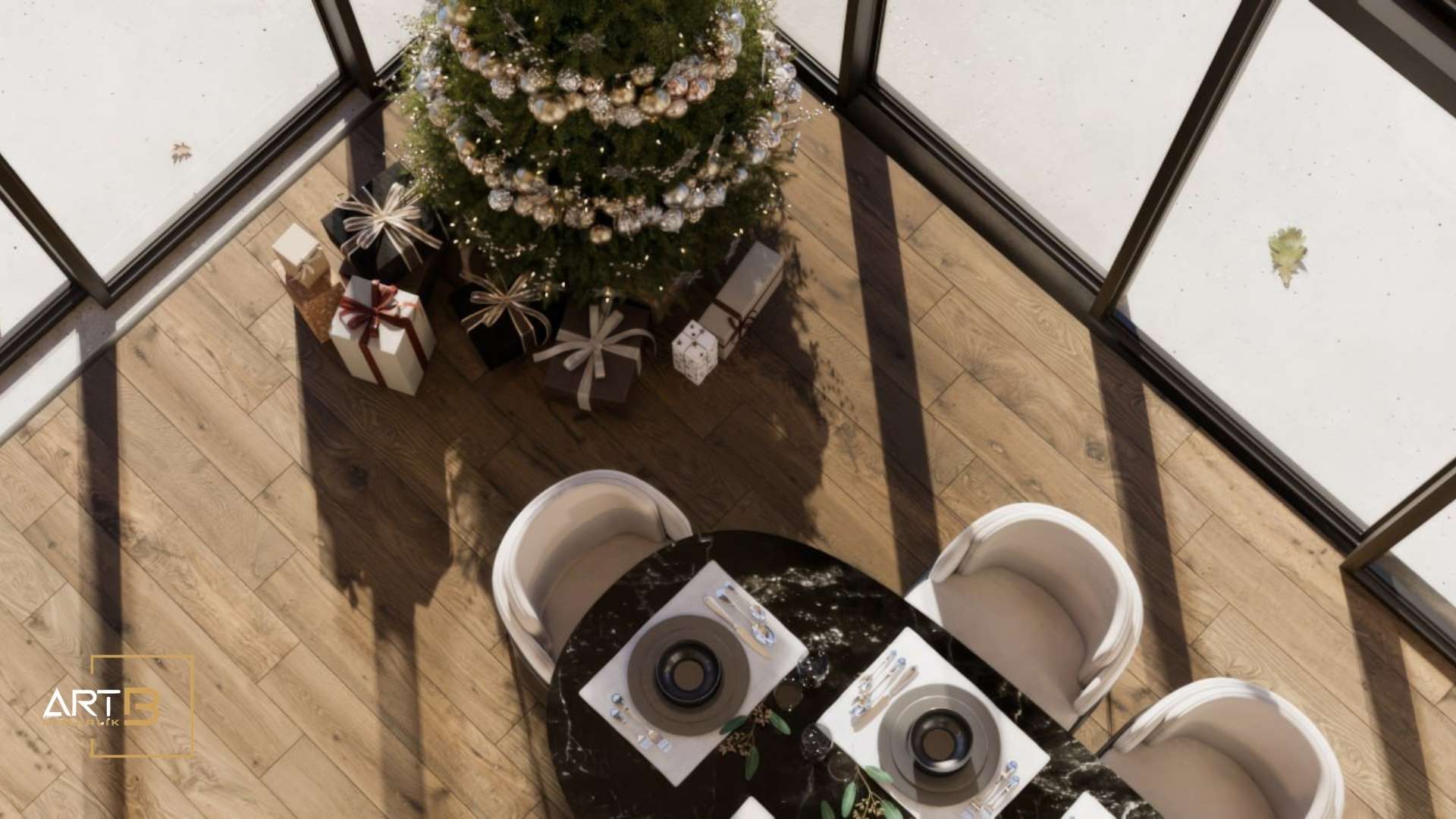 Zekereiyaköy Villa Salon Tasarımı | Art B Mimarlık Ofisi