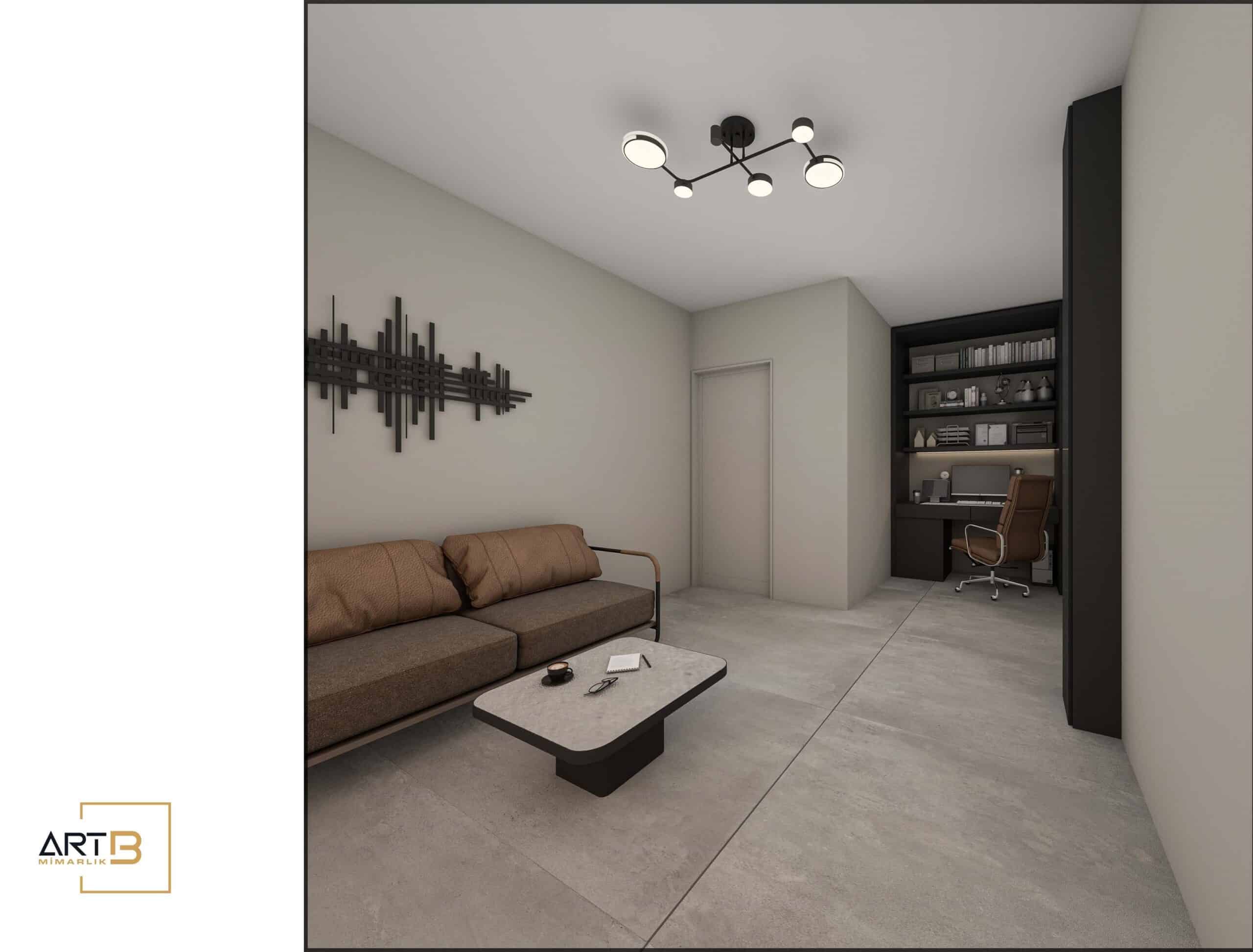 Tekstil Firması Showroom Tasarımı | Art B Mimarlık Ofisi