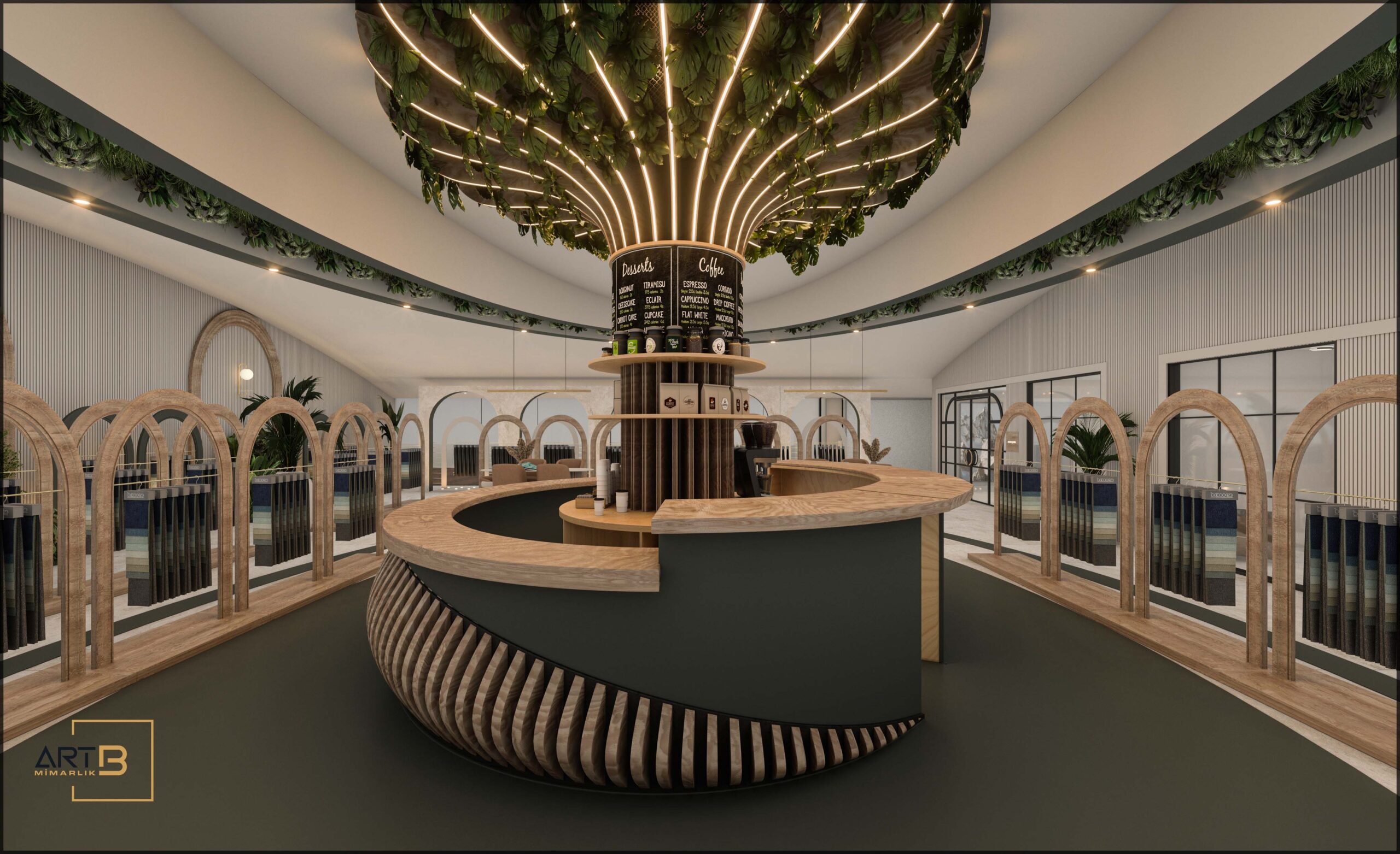 Tekstil Firması Showroom Tasarımı | Art B Mimarlık Ofisi