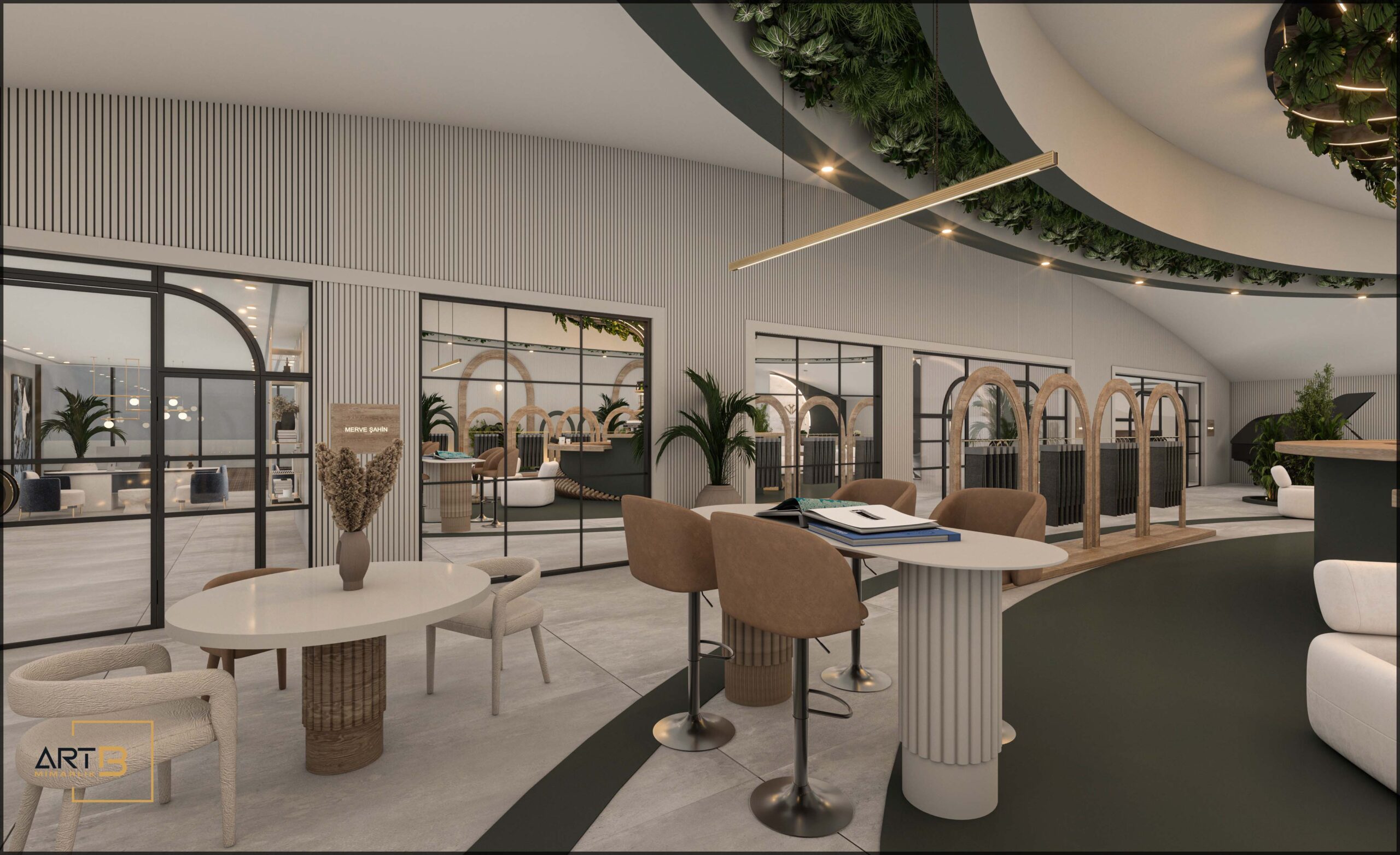 Tekstil Firması Showroom Tasarımı | Art B Mimarlık Ofisi