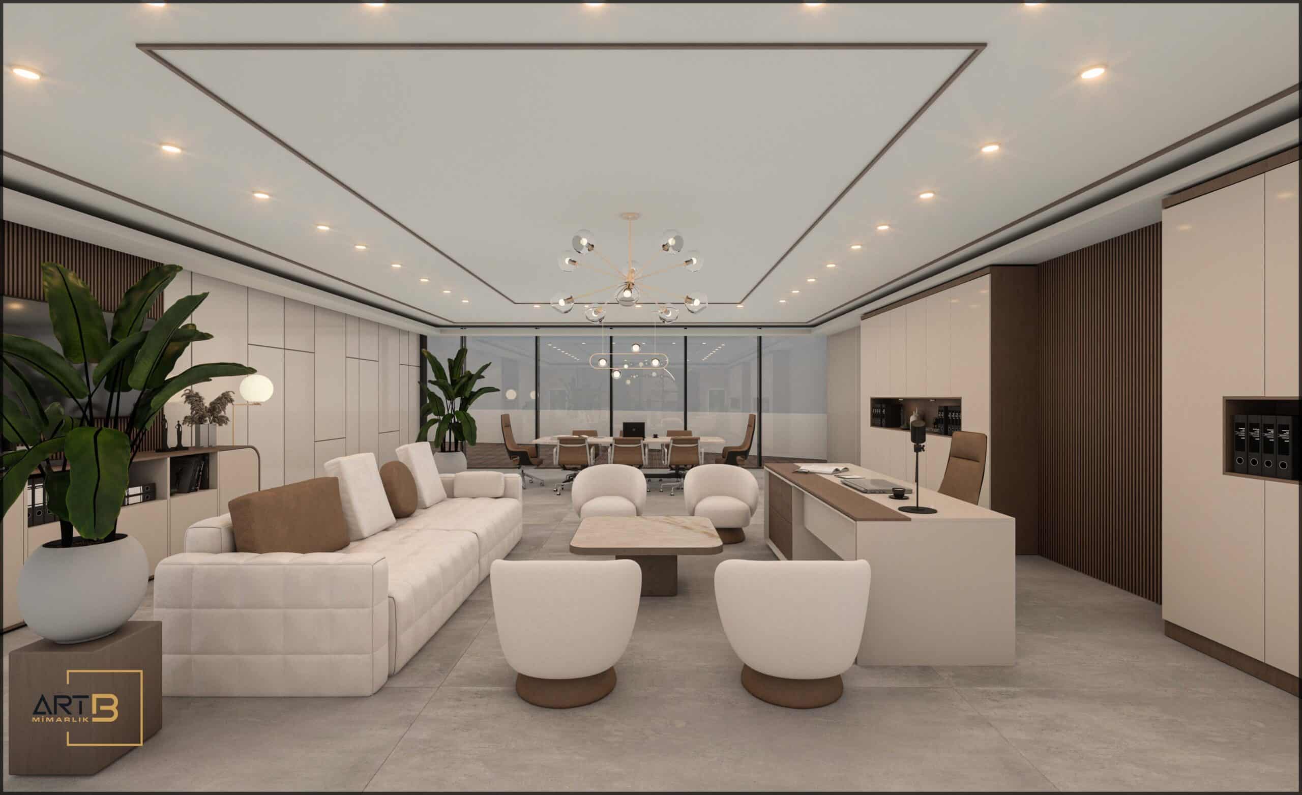 Tekstil Firması Showroom Tasarımı | Art B Mimarlık Ofisi