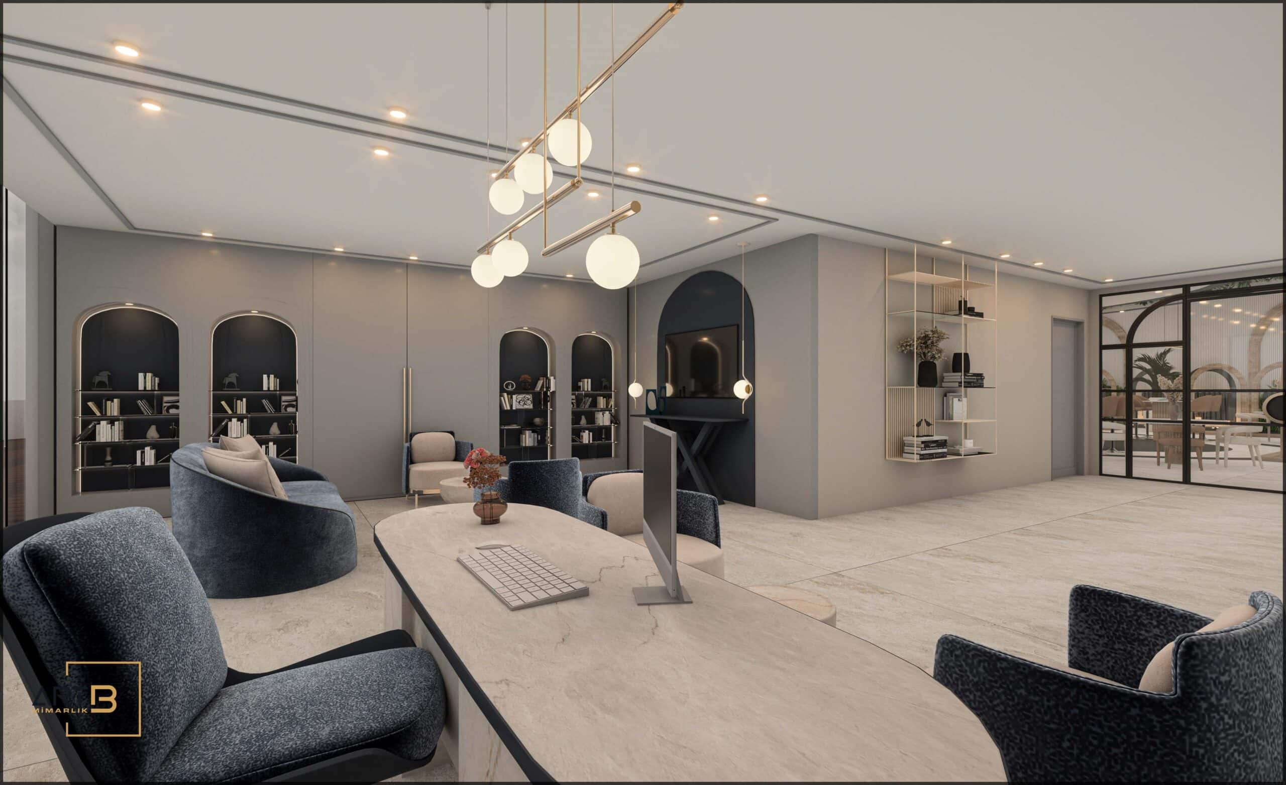 Tekstil Firması Showroom Tasarımı | Art B Mimarlık Ofisi