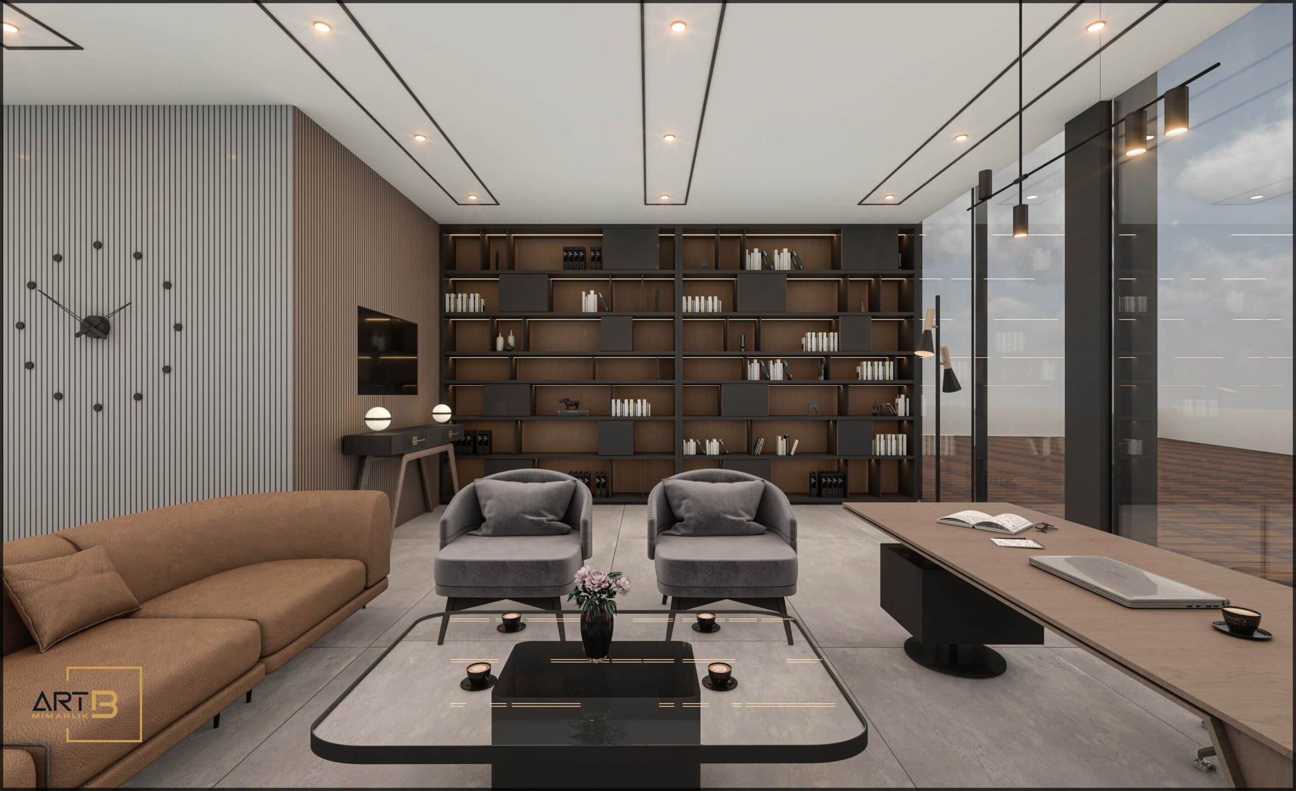 Tekstil Firması Showroom Tasarımı | Art B Mimarlık Ofisi