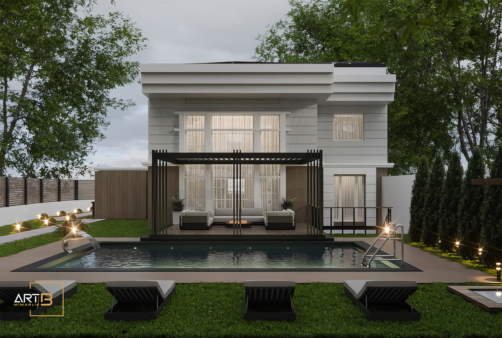 Marenegro Villa Dış Cephe – Peyzaj