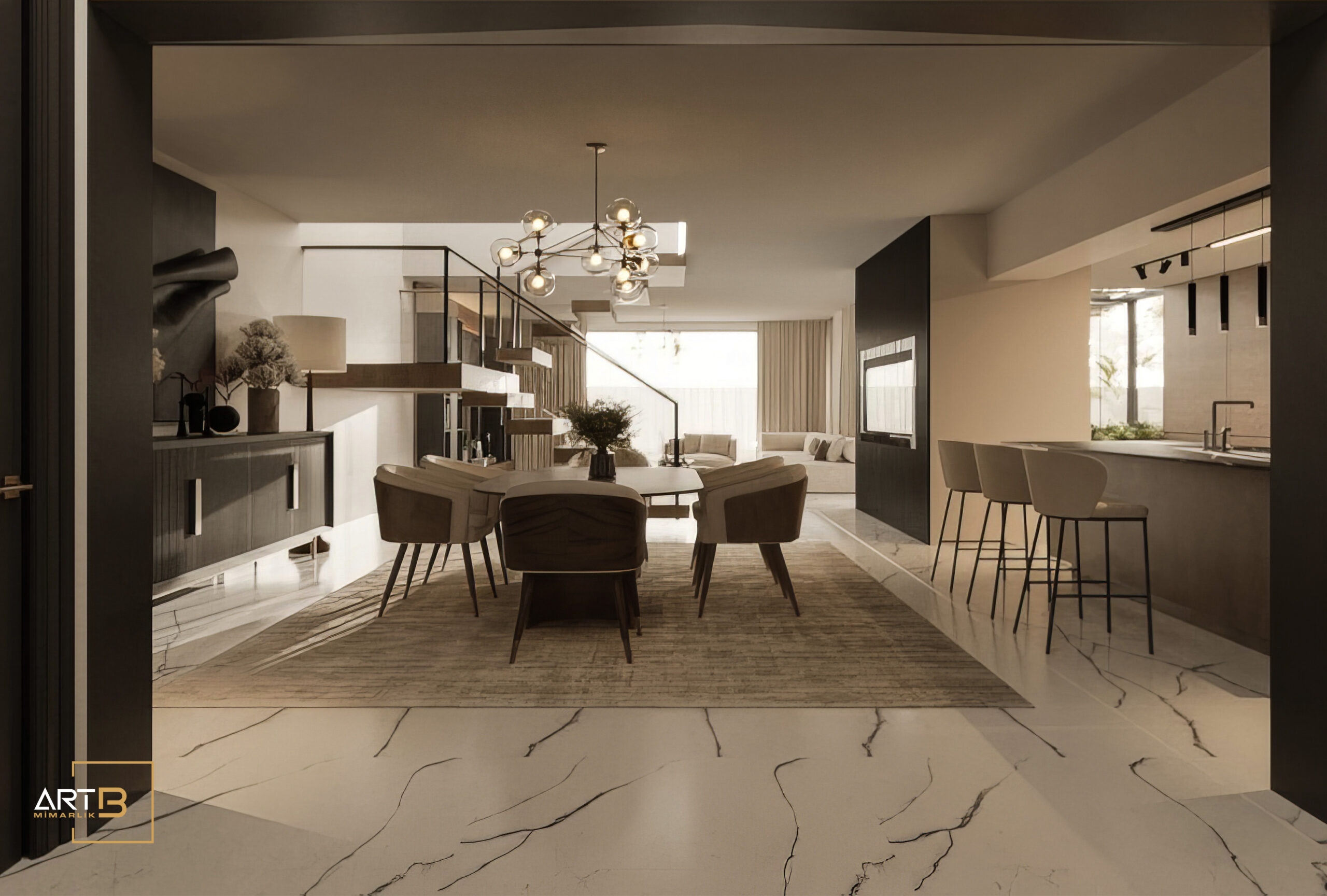 Zekeriyaköy Villa Tasarımı | Art B Mimarlık Ofisi
