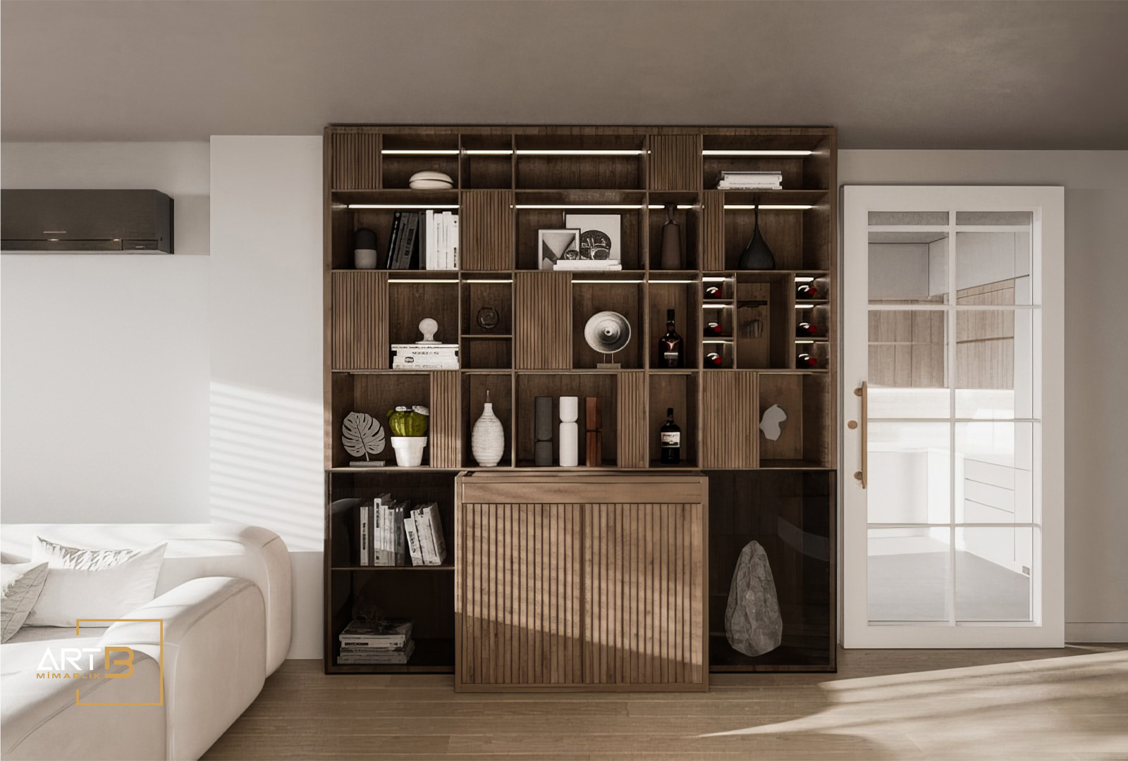 Zekeriyaköy Villa Salon | Art B Mimarlık Ofisi