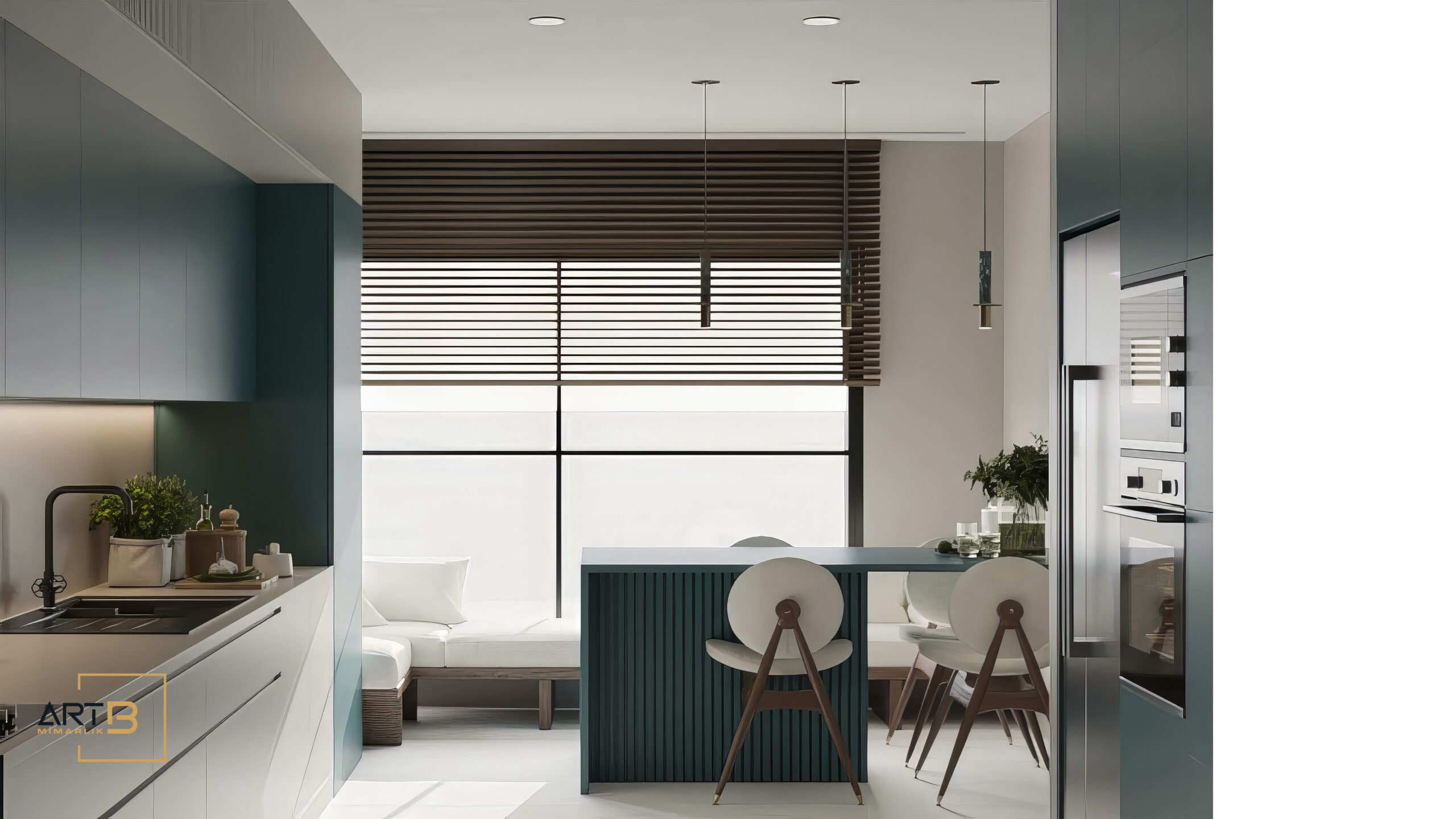 Çengelköy Mesa Sitesi-İç Mimari Tasarım | Art B Mimarlık Ofisi